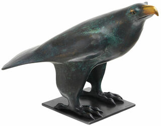 Sculpture "Aigle écologique", réduction en bronze