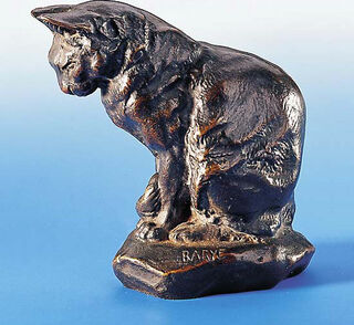 Sculpture "Chat", version bronze