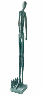 Sculpture "Femme au jardin" (2021), bronze