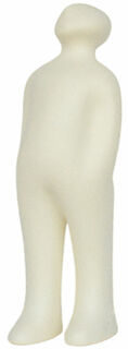 Figurine en céramique "Le Visiteur" (petite version, hauteur 38 cm, blanc)