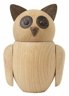 Figurine en bois "Owl Bubo", petite version - Design Nikolaj Klitgaard