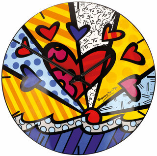 Horloge murale "A New Day", porcelaine