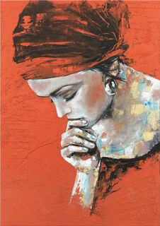 Tableau "Lost in Thought", sur châssis