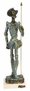 Sculpture "Don Quijote", pierre artificielle