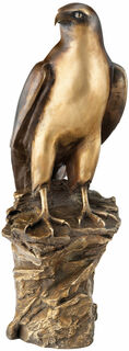 Sculpture "Crécerelle", bronze
