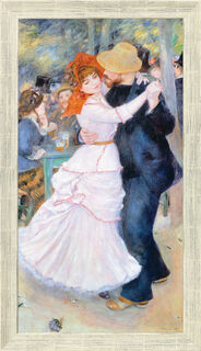 Tableau "Danse au Bougival" (1883), encadré