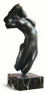 Sculpture "Torse d'Adèle" (taille originale), version en bronze collé