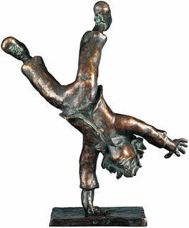 Sculpture "Cartwheeler", bronze
