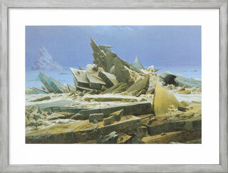 Tableau "La mer arctique" (1824), encadré