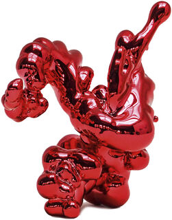 Sculpture "Implosion 20 #2 (red)" (2014/19)
