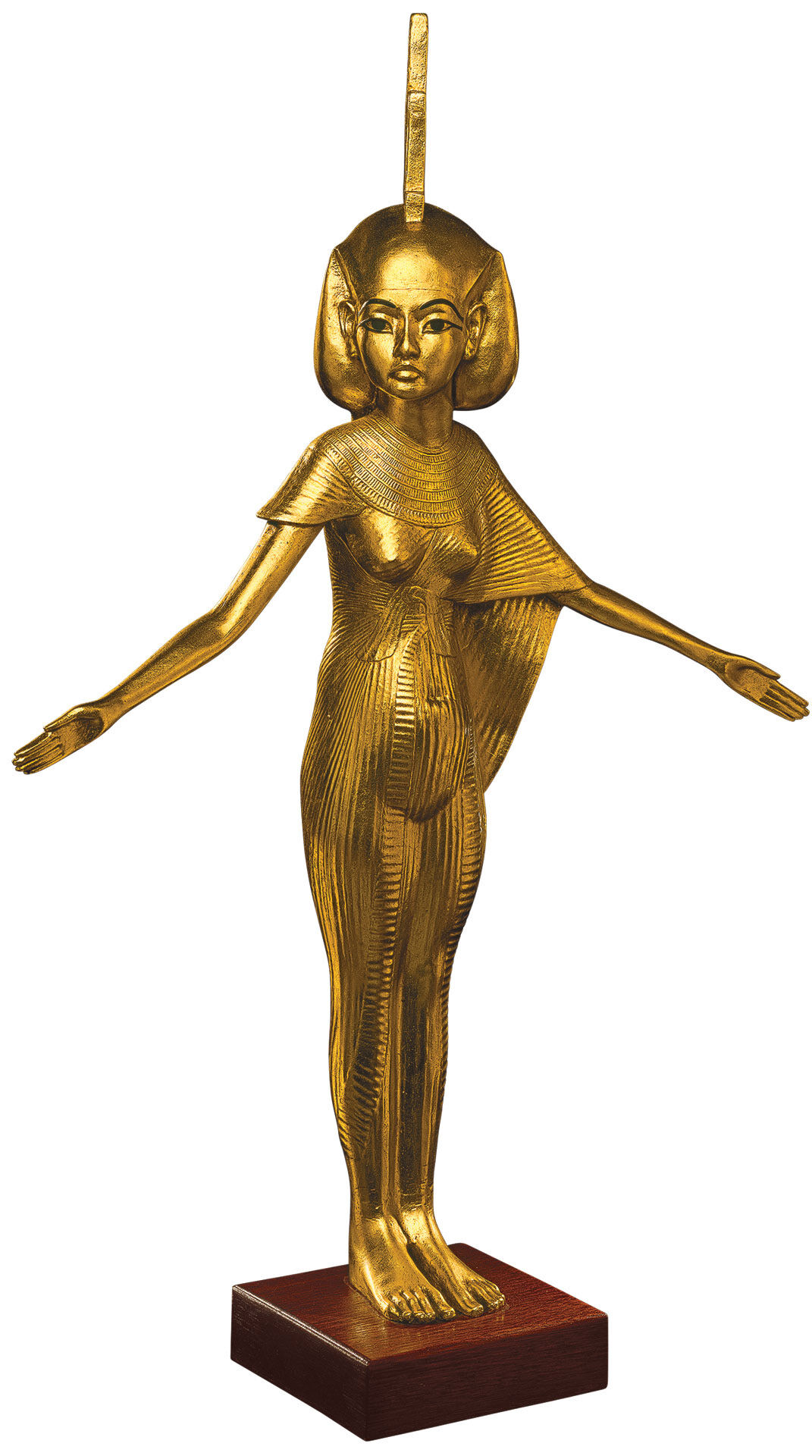 Sculpture "Déesse tutélaire Isis" (taille originale), plaquée or