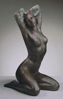 Sculpture "Nudo - Nude" (1993), version bronzée en marbre artificiel