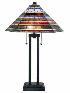 Lampe de table "Dusk" - d'après Louis C. Tiffany