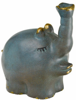Sculpture "Ottifant - In Love - Edition d'anniversaire", bronze