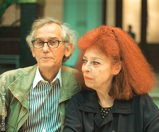 Portrait des artistes Christo et Jeanne-Claude