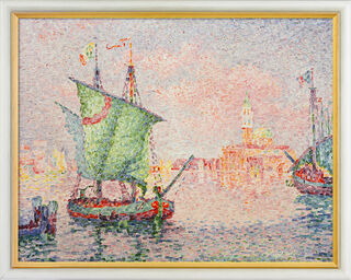 Tableau "Venise, le nuage rose" (1909), encadré