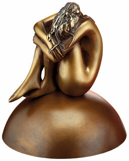 Sculpture "La Felicità", bronze sur socle