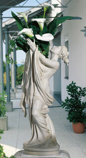 Statuette "Déesse Flora" (avec insert de vase), version marbre artificiel von Roman Johann Strobl