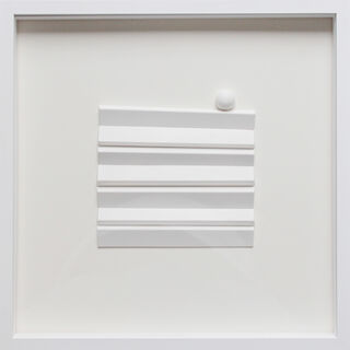 Tableau "White Echoes" (2022) (Pièce unique) von Mandy Wiesener