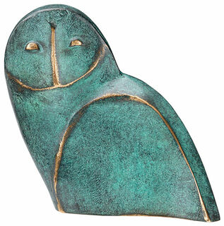 Sculpture "Hibou", bronze von Raimund Schmelter