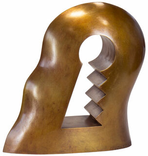 Sculpture "Trou de serrure", bronze