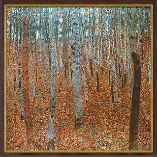 Tableau "Forêt de hêtres I" (1902), encadré