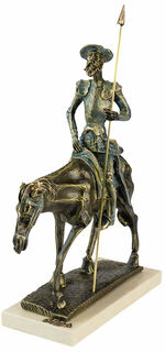 Sculpture "Don Quixote", pierre artificielle