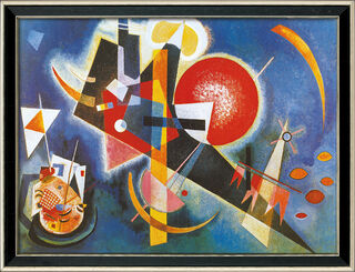 Tableau "Dans le bleu" (1925), encadré von Wassily Kandinsky