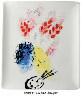 Collection Marc Chagall par Bernardaud - Bol en porcelaine "Double Visage"