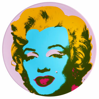 Assiette en porcelaine "Marilyn" (violet)