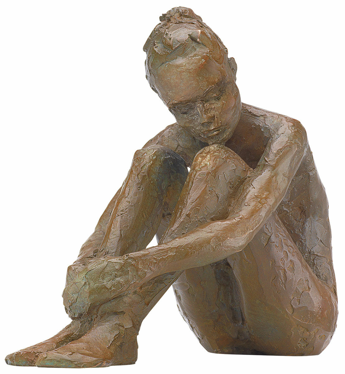 Sculpture "Inner Peace", bronze von Valerie Otte