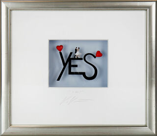 Tableau 3D "Yes, I do !", encadrée