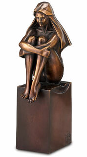 Sculpture "Looking into the Future", version bronze