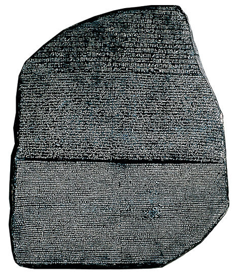 Tablette "La pierre de Rosette"
