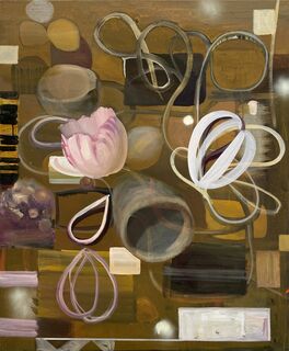 Tableau "Tulipes abstraites" (2020) (Pièce unique)