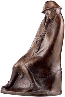 Sculpture "Le joueur de flûte" (1936), réduction en bronze