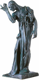 Sculpture "Pierre de Wissant", bronze collé