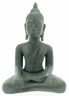 Sculpture "Bouddha Lao", fonte