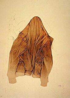Tableau "Nature morte avec veste" (1987), non encadré