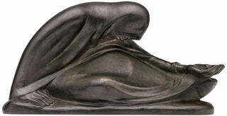Sculpture "Mendiante russe II" (1932), réduction en bronze von Ernst Barlach