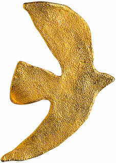 Broche "Colombe de la paix", étain plaqué or von Cécile & Jeanne