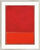 Tableau "Untitled (Red, Orange)" (1968), version encadrée argentée