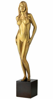 Sculpture "dévouement", bronze