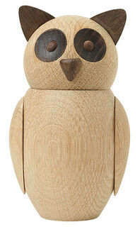 Figurine en bois "Owl Bubo", grande version - Design Nikolaj Klitgaard