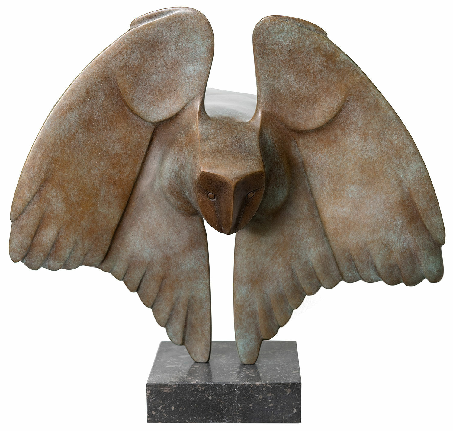 Sculpture "Flying Owl No. 7", bronze von Evert den Hartog