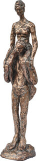 Sculpture "Piggyback" (2017), bronze