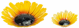 Set de 2 bols en verre "Sunflower" (Tournesol)