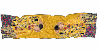 Foulard en soie "Le Baiser" (The Kiss) von Gustav Klimt