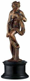 Sculpture "Vénus au bain", métal moulé