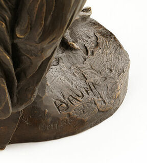 Sculpture "Hibou", bronze von Bruno Bruni